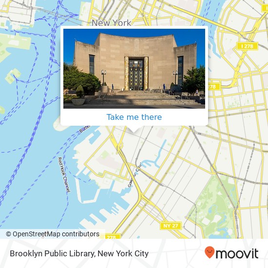 Brooklyn Public Library map