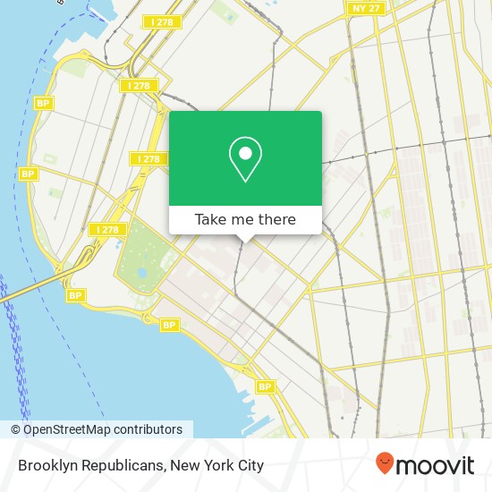 Brooklyn Republicans map