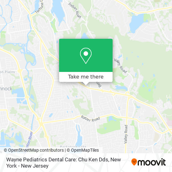 Mapa de Wayne Pediatrics Dental Care: Chu Ken Dds