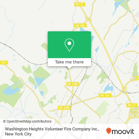 Washington Heights Volunteer Fire Company Inc. map