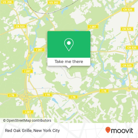 Mapa de Red Oak Grille