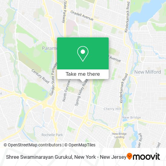 Mapa de Shree Swaminarayan Gurukul