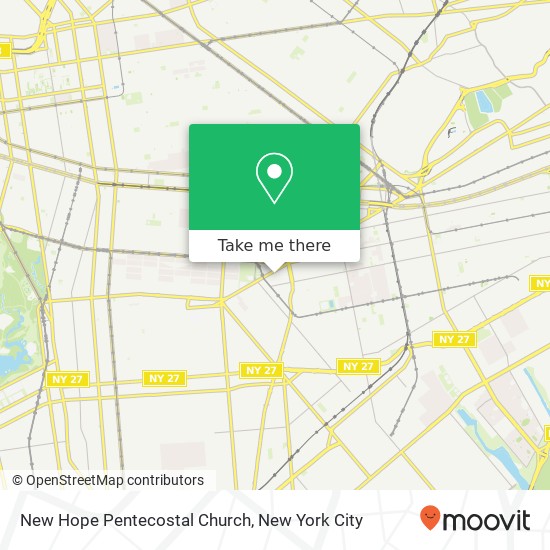 Mapa de New Hope Pentecostal Church