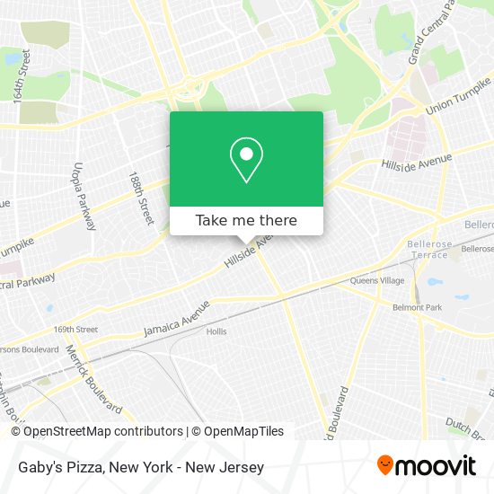 Gaby's Pizza map