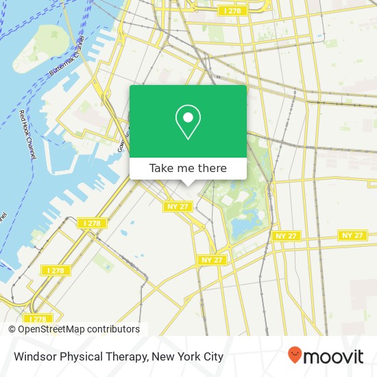 Mapa de Windsor Physical Therapy