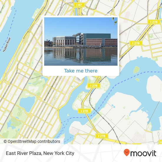 Mapa de East River Plaza