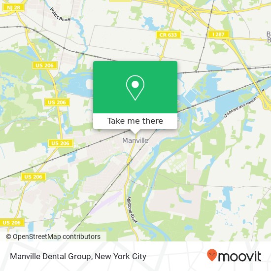Manville Dental Group map
