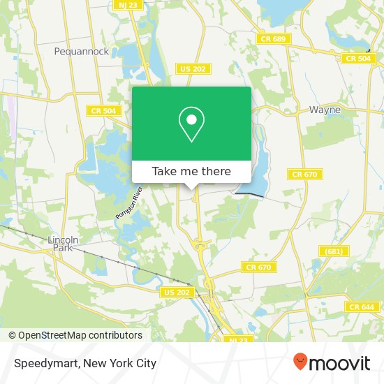 Speedymart map