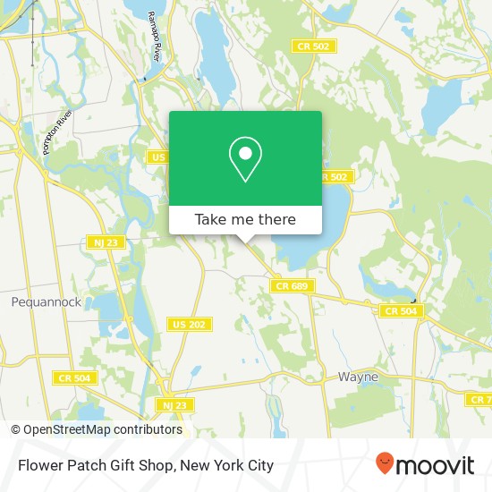 Mapa de Flower Patch Gift Shop