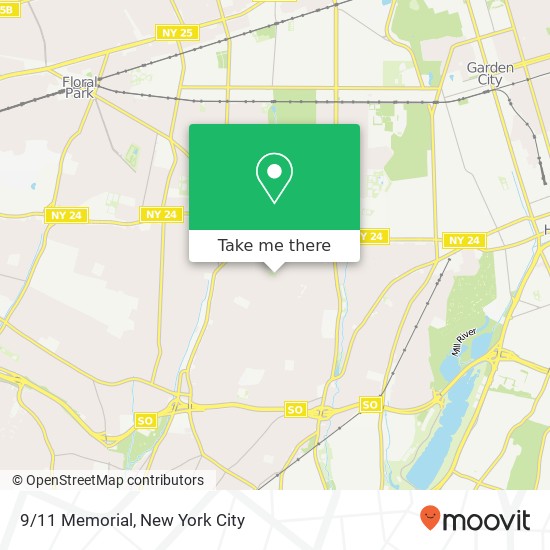 9/11 Memorial map