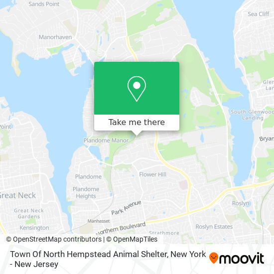 Town Of North Hempstead Animal Shelter map