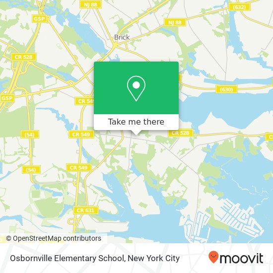 Mapa de Osbornville Elementary School