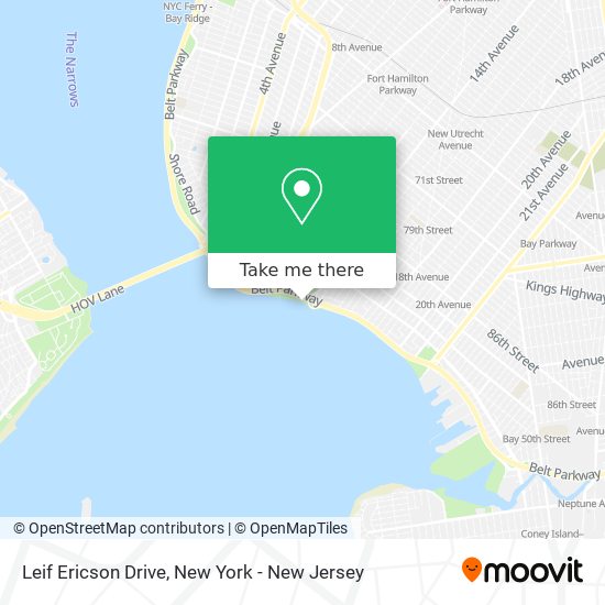 Mapa de Leif Ericson Drive