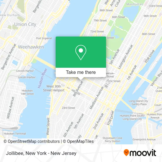 Jollibee map