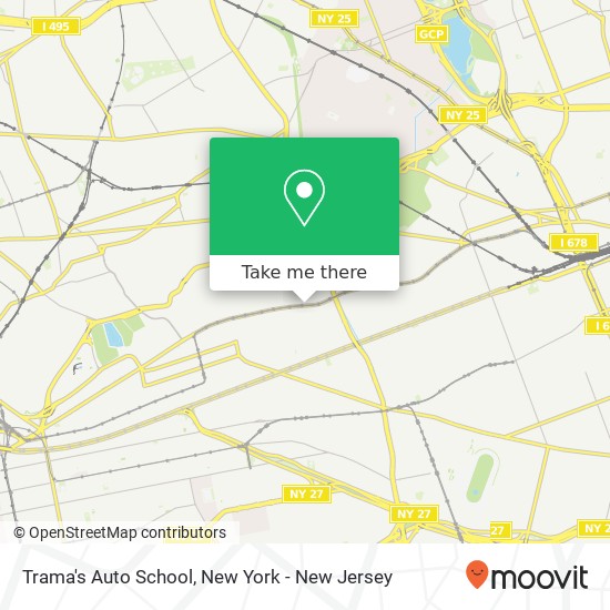 Trama's Auto School map