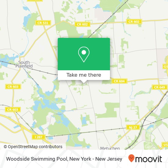 Woodside Swimming Pool map