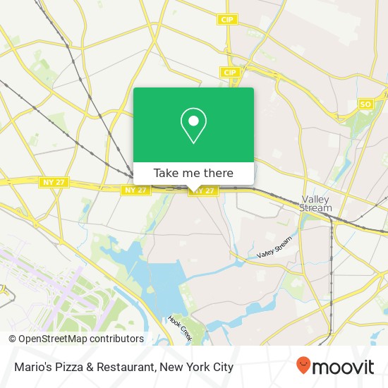 Mapa de Mario's Pizza & Restaurant