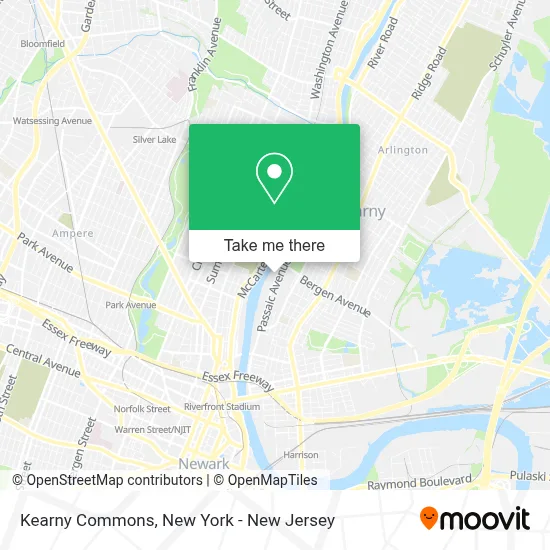 Kearny Commons map