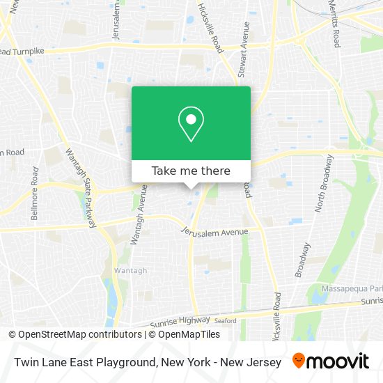 Twin Lane East Playground map