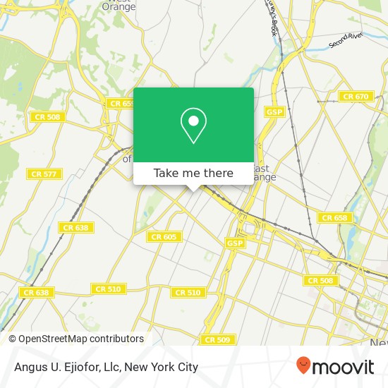 Mapa de Angus U. Ejiofor, Llc
