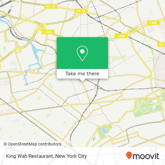 King Wah Restaurant map