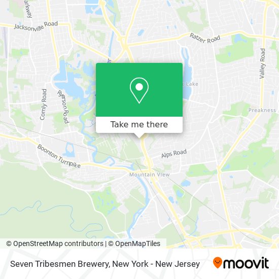 Seven Tribesmen Brewery map