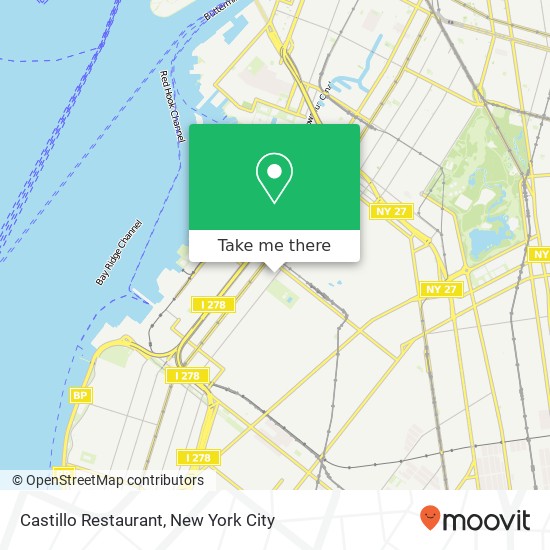 Castillo Restaurant map
