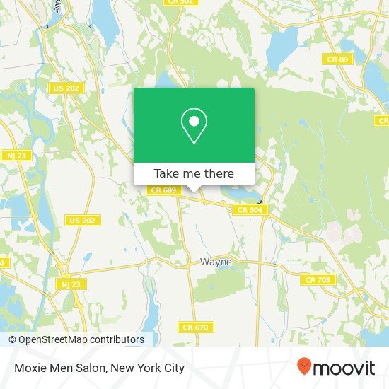 Moxie Men Salon map