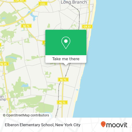 Mapa de Elberon Elementary School