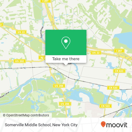 Somerville Middle School map