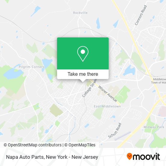 Mapa de Napa Auto Parts