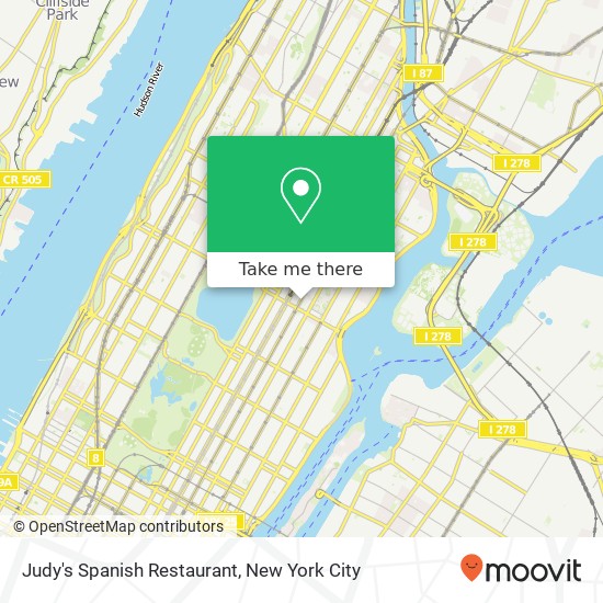 Judy's Spanish Restaurant map