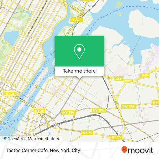 Tastee Corner Cafe map