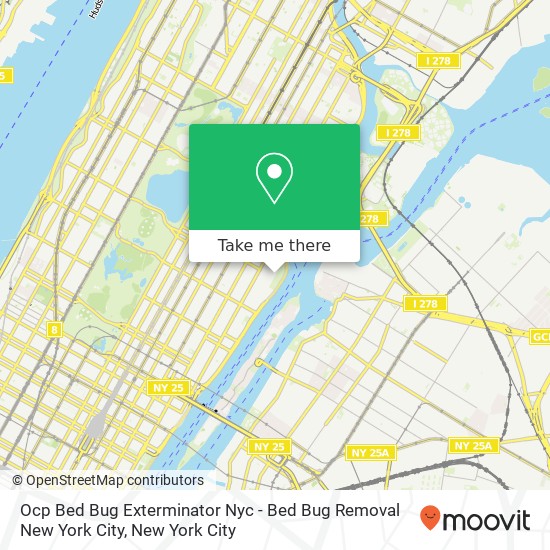 Ocp Bed Bug Exterminator Nyc - Bed Bug Removal New York City map