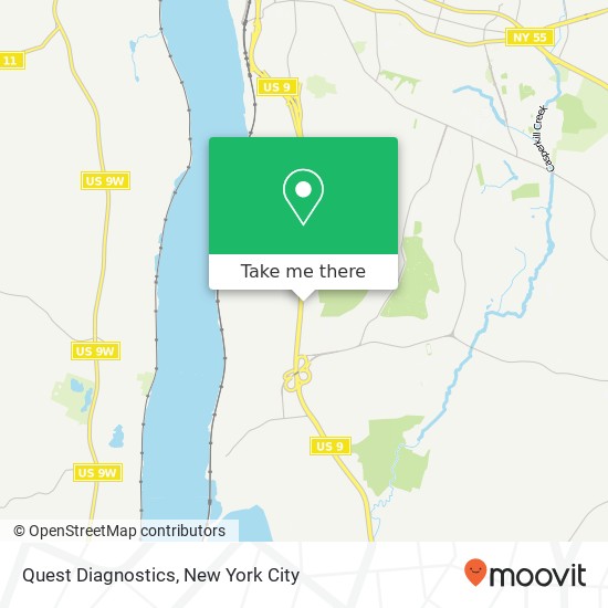 Quest Diagnostics map