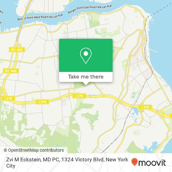 Zvi M Eckstein, MD PC, 1324 Victory Blvd map