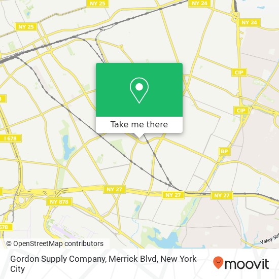 Gordon Supply Company, Merrick Blvd map
