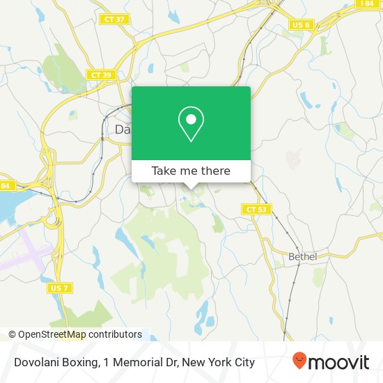 Dovolani Boxing, 1 Memorial Dr map