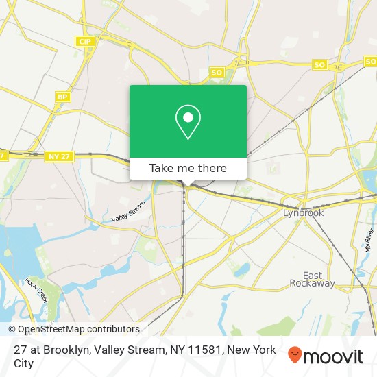 Mapa de 27 at Brooklyn, Valley Stream, NY 11581