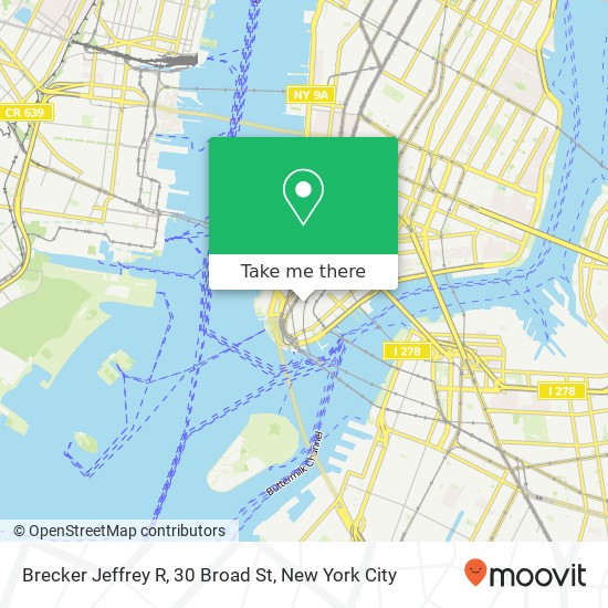 Brecker Jeffrey R, 30 Broad St map