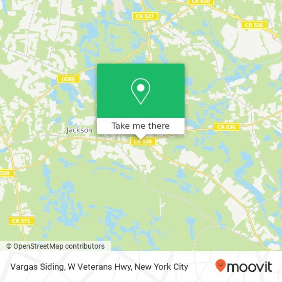 Vargas Siding, W Veterans Hwy map
