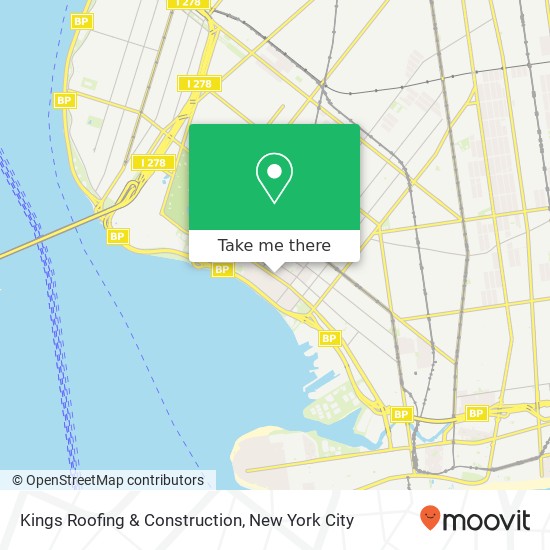 Mapa de Kings Roofing & Construction