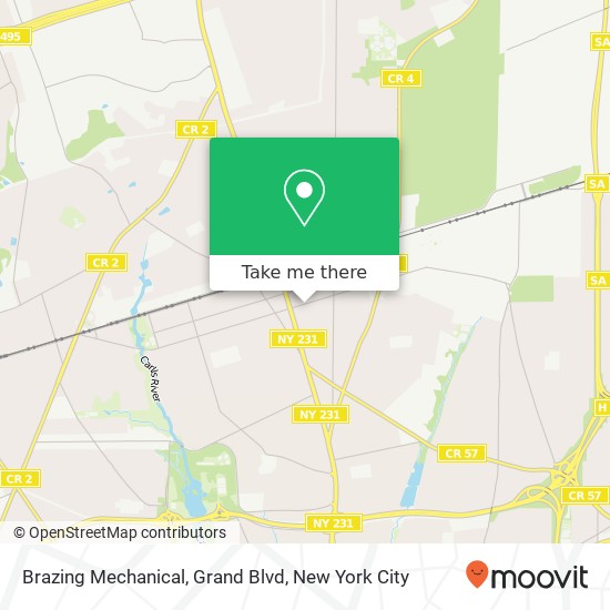 Mapa de Brazing Mechanical, Grand Blvd