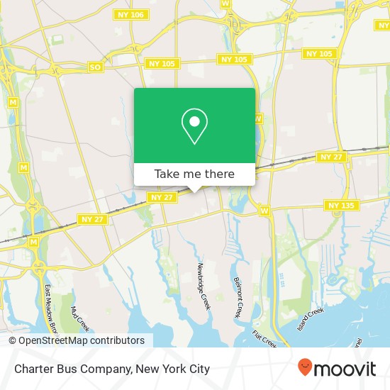 Charter Bus Company map