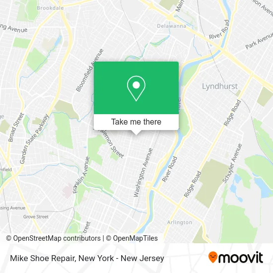 Mike Shoe Repair map