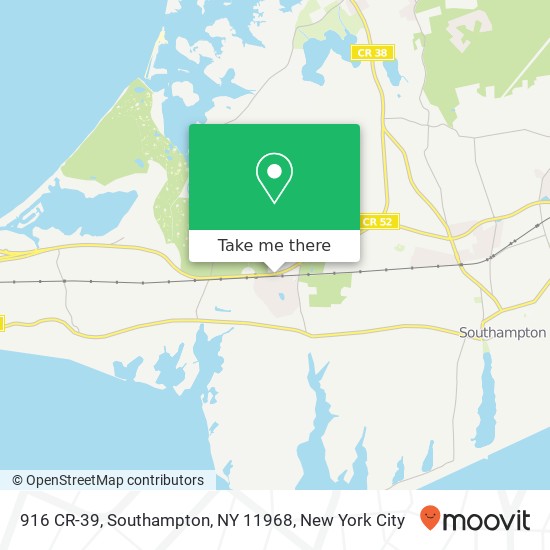 916 CR-39, Southampton, NY 11968 map