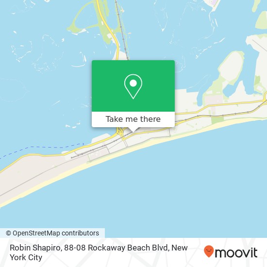 Mapa de Robin Shapiro, 88-08 Rockaway Beach Blvd