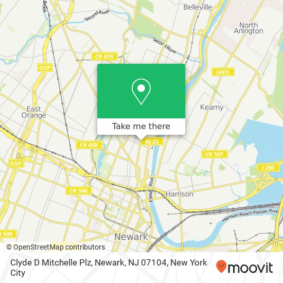 Clyde D Mitchelle Plz, Newark, NJ 07104 map