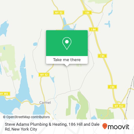 Steve Adams Plumbing & Heating, 186 Hill and Dale Rd map