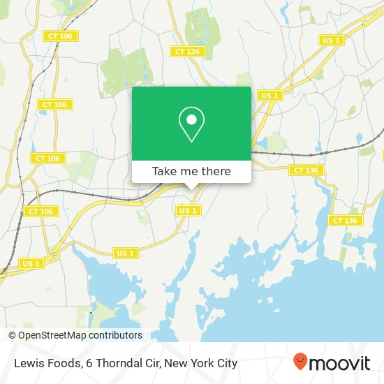 Mapa de Lewis Foods, 6 Thorndal Cir